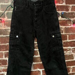 Versace Jeans Signature Vintage Black Cargo Jeans